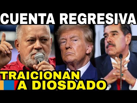 NICOLAS MADURO TRAICIONA A DIOSDADO CABELLO DESOBEDECE OFRECER INFORMACIÓN DEL DIALOGOS CON TRUMP