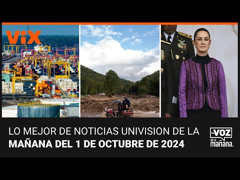 Lo mejor de Noticias Univision de la mañana | martes 1 de octubre de 2024