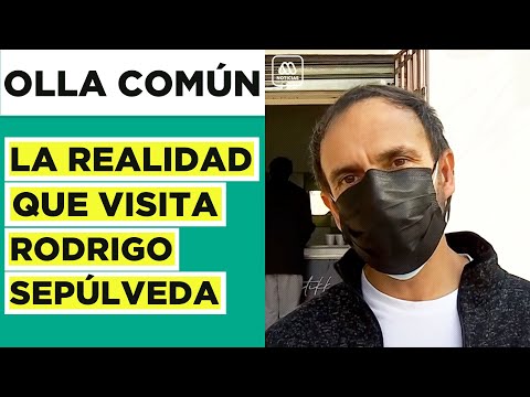 Rodrigo Sepúlveda visita olla común en Conchalí: La crisis que no para en Chile