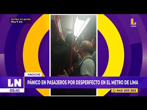 Metro de Lima: tren se detiene y PASAJEROS CAMINAN POR RIELES