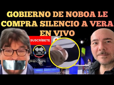 GOBIERNO DE NOBOA LE COMPRA SU SILENCIO A VERA EN VIVO EN SU PROGRAMA NOTICIAS RFE TV