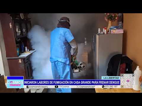 La Libertad: iniciaron labores de fumigación en Casa Grande para frenar dengue