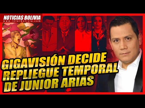 ?Gigavisión decide repliegue temporal de Junior Arias; denuncia “maquinación” en su contra ?