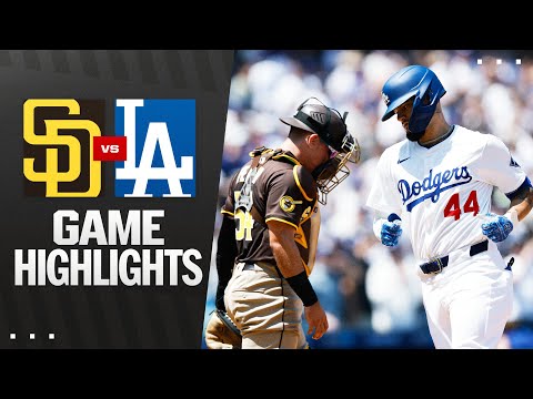 Padres vs. Dodgers Game Highlights (8/17/25) | MLB Highlights
