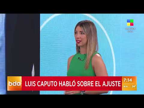 Luis Caputo habló sobre el ajuste: Van a ser meses de inflación dura