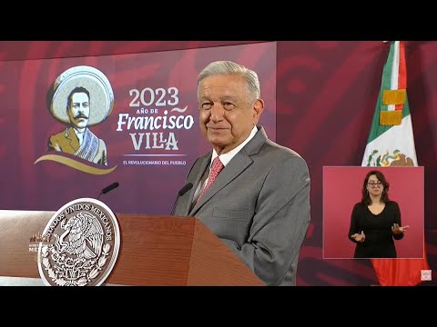 AMLO DICE QUE A MÉXICO LE VA BIEN Y QUE DESEA QUE ESPAÑA SIGA CRECIENDO