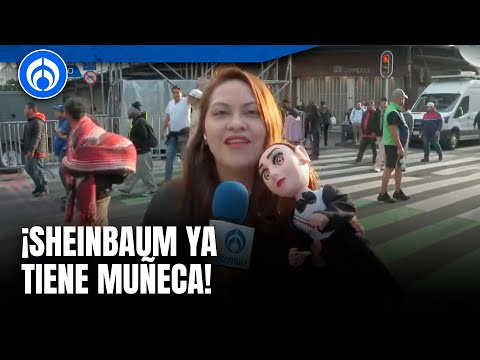 Toma de protesta: Sheinbaum ya tiene muñeca como AMLO