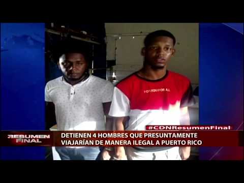 Detienen 4 hombres que presuntamente viajarían de manera ilegal a Puerto Rico