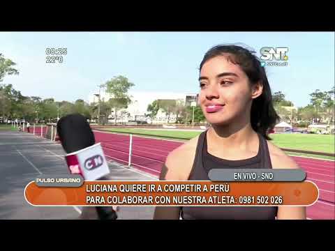 Luciana quiere ir a competir a Perú