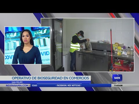 Operativo de bioseguridad en comercios de San Felipe