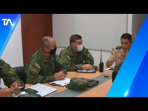 Reunión entre altos mandos de las Fuerzas Armadas y de la Policía