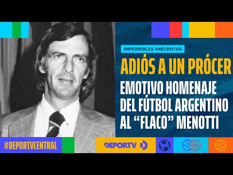 EMOCIONANTE homenaje al FLACO César Luis Menotti - Imperdibles anécdotas de Miguel Brindisi