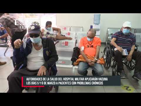 Realizan jornada de vacunación contra el COVID-19 en Hospital Militar - Nicaragua