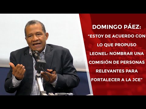 Domingo Páez: “Estoy de acuerdo con lo que propuso Leonel: