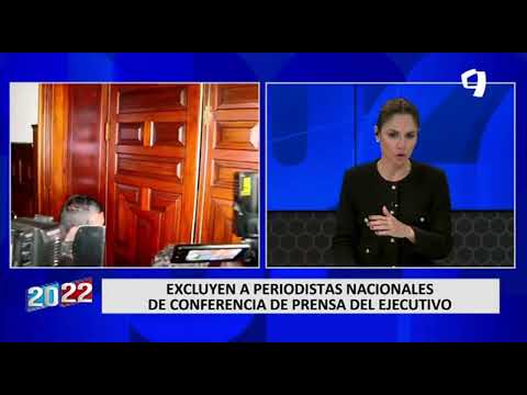 SNRTV y CPP rechazan exclusión de periodistas nacionales de conferencia de prensa de Castillo