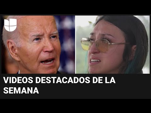 Nuevo plan migratorio de Biden y niña es estrangulada en Texas: videos destacados de la semana