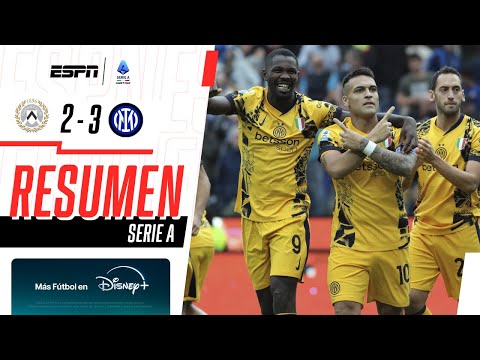 DOBLETE DE LAUTARO MARTÍNEZ PARA LA VICTORIA DEL NERAZZURRI | Udinese 2-3 Inter | RESUMEN