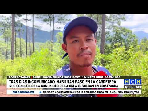 #HCHComayagua | Tras deslave, inicia rehabilitación del paso entre La Oki y El Volcán