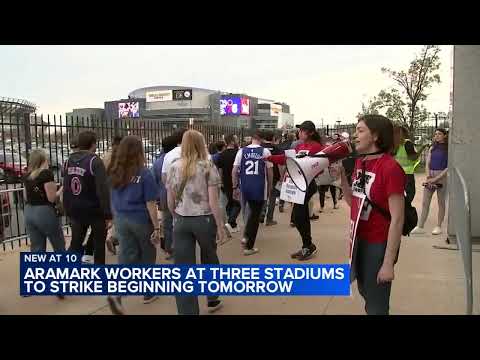 Aramark workers to strike against all 3 Philadelphia sports stadiums Monday