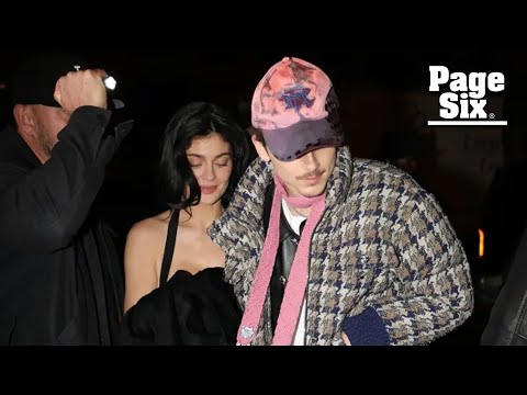 Kylie Jenner and Timothée Chalamet hold hands during romantic date night in Paris