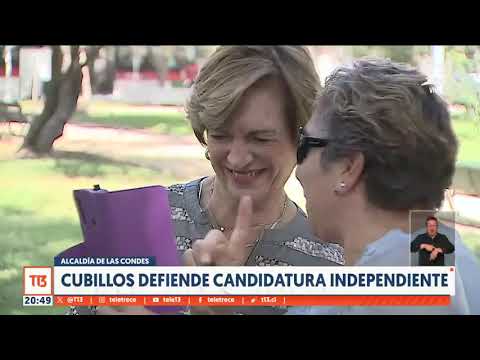 Alcaldía de Las Condes: Marcela Cubillos defiende candidatura independiente