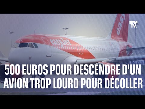 EasyJet propose 500 euros à 19 passagers pour descendre d'un avion trop lourd pour décoller