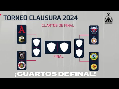 ¡DEFINIDOS LOS CUARTOS DE FINAL DEL TORNEO CLAUSURA 2024!