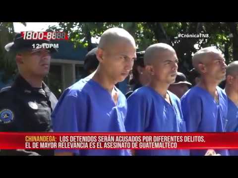 Nicaragua: Policía esclarece asesinato en Chinandega y otros delitos