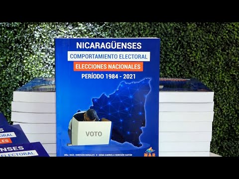 Presentan nuevo libro que compila 40 años de historia electoral en Nicaragua