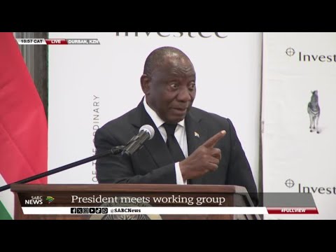 Ramaphosa meets Presidential eThekwini working group