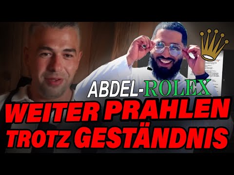 Pure narcissism - Abdul-Rolex continues to boast