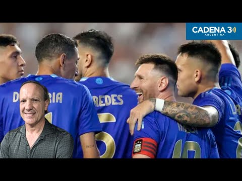 Goles ARGENTINA 4 - 1 GUATEMALA | Relato Gustavo Vergara | Cadena 3 | Amistoso