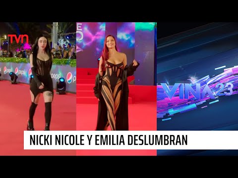 Nicki Nicole y Emilia deslumbran en la gala de Viña 2023 | Noche Cero