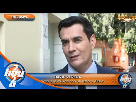 ¡David Zepeda prepara su regreso a la música con un dueto! | Hoy