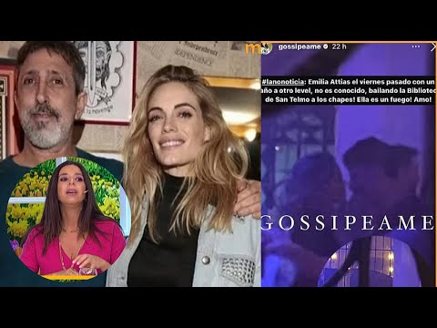 Emilia Attias a los besos con un hombre ¿Vuelve apostar en el amor?