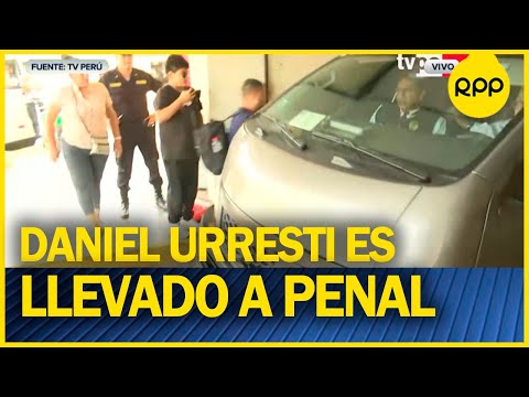 Daniel Urresti es trasladado a un penal