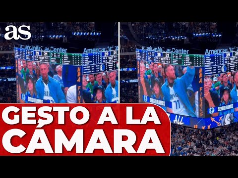 El GESTO de RAMOS cuando APARECIÓ en las PANTALLAS viendo la NBA