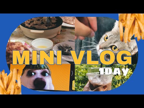 minivlog,(วาดรูป,ดูหนัง,กินกิ