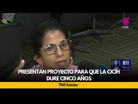 Presentan proyecto para que la CICIH dure cinco años