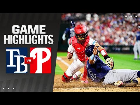 Rays vs. Phillies Game Highlights (9/11/24) | MLB Highlights