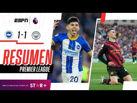 ¡GOLAZO DE JULIO ENCISO Y PARTIDAZO ENTRE CIUDADANOS Y GAVIOTAS! | Brighton 1-1 Man. City | RESUMEN