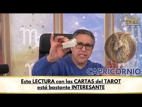 CAPRICORNIO; Esta LECTURA con las CARTAS del TAROT está bastante INTERESANTE