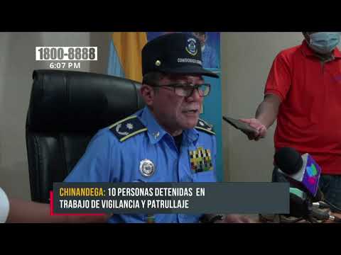 Encarcelan a 10 delincuentes en Chinandega - Nicaragua