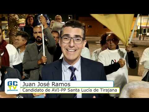 Es la hora de cambiar de política y de políticos Juan José Ramos, candidato de AV-PP Santa Lucía