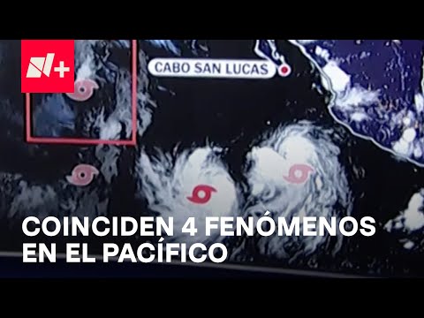 Cuatro sistemas meteorológicos coinciden en el Pacífico - En Punto