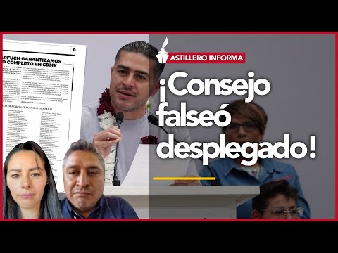 Consejo Estatal de Morena no nos consultó sobre desplegado pro Harfuch: David Mendoza y Lidia Pérez