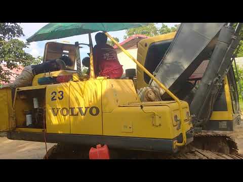 VOLVOEC210Bเช็คระบบไฟ+ไฮดรอล