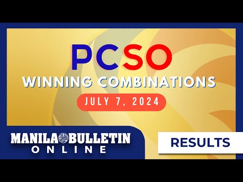 Lotto Draw Results, July 7, 2024 | Ultra Lotto 6/58, Super Lotto 6/49, 3D, 2D