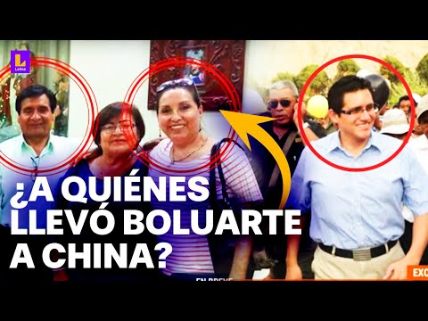 ¿Quiénes son las personas cercanas a Dina Boluarte que estuvieron en cena protocolar en China?