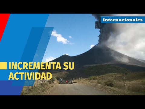 El volcán Pacaya incrementa su actividad con lanzamiento de ceniza en Guatemala